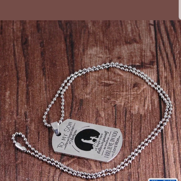 I Believe In You -To My Son Necklace Love Mom - Picture 5 of 5